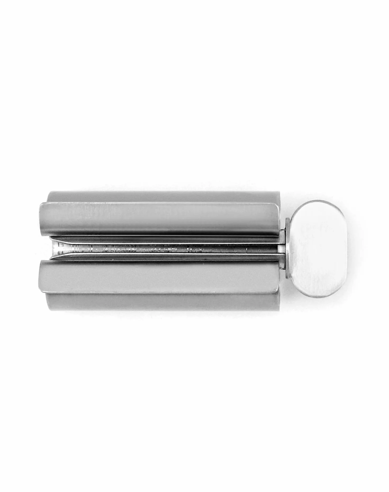 QWORK 3-częściowy wyciskacz do tub, wyciskacz do pasty do zębów, uchwyt na pastę do zębów ze stali nierdzewnej z funkcją stojaka, oszczędza pastę do zębów