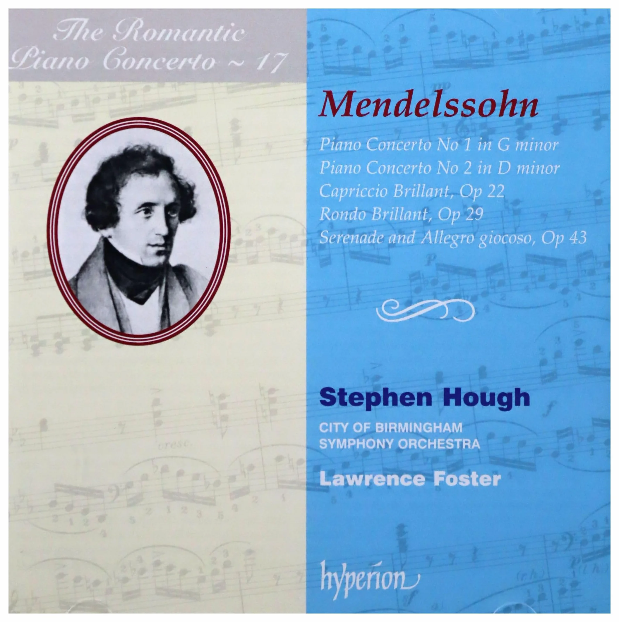 Mendelssohn: Piano Concertos Nos. 1 & 2 etc. (Hyperion Romantic Piano Concerto 17)