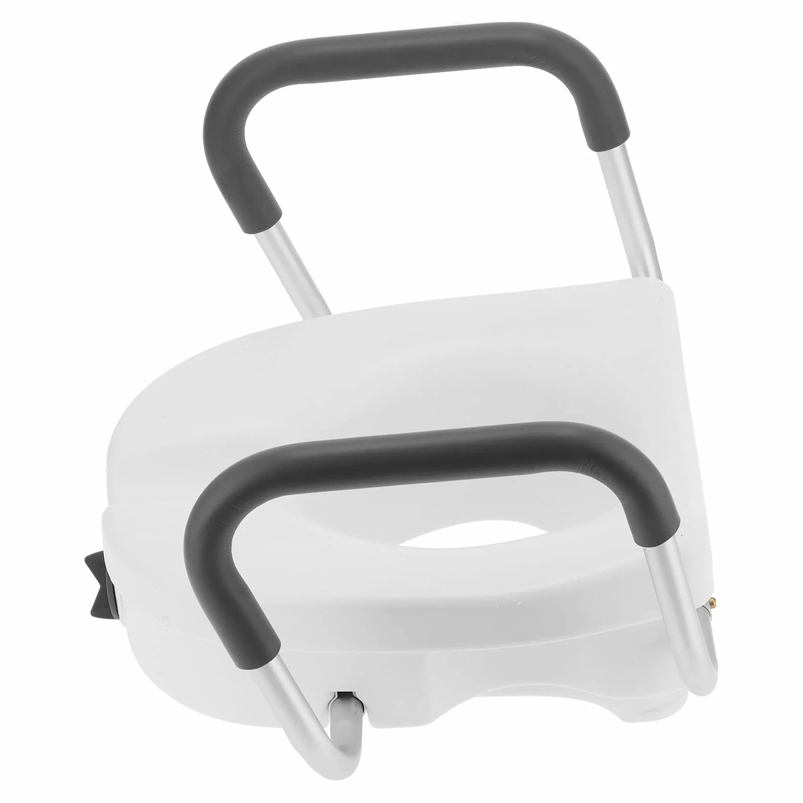 Podwyższona Deska Sedesowa z Regulowanymi Podłokietnikami Podwyższona Deska Sedesowa Podwyższona Deska Sedesowa 12 Cm Nasadka Toaletowa dla Seniorów, Kobiet w Ciąży, Osób