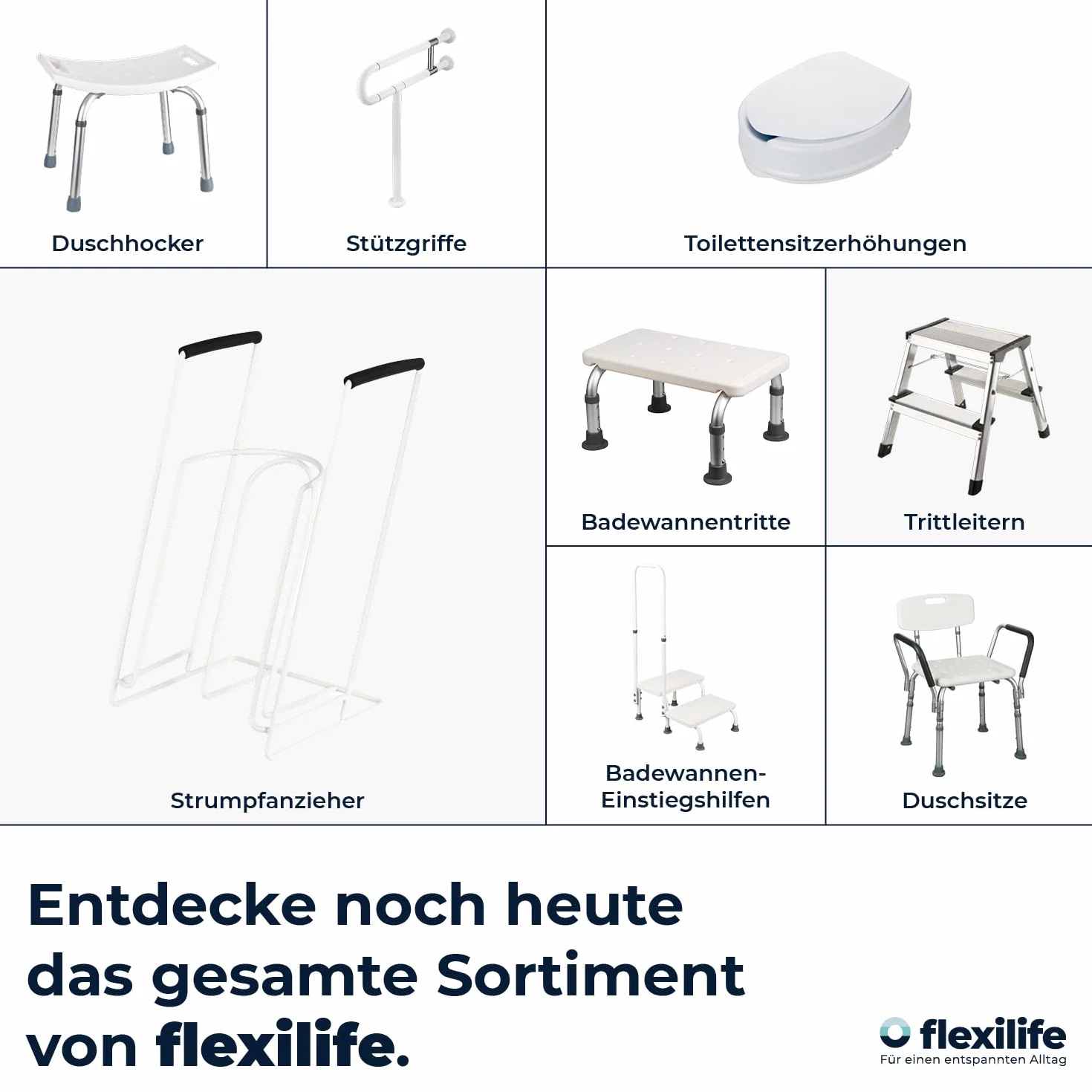 flexilife Podwyższenie deski sedesowej z pokrywą dla seniorów – do wyboru 10 cm lub 15 cm – podwyższenie deski sedesowej (15 cm)