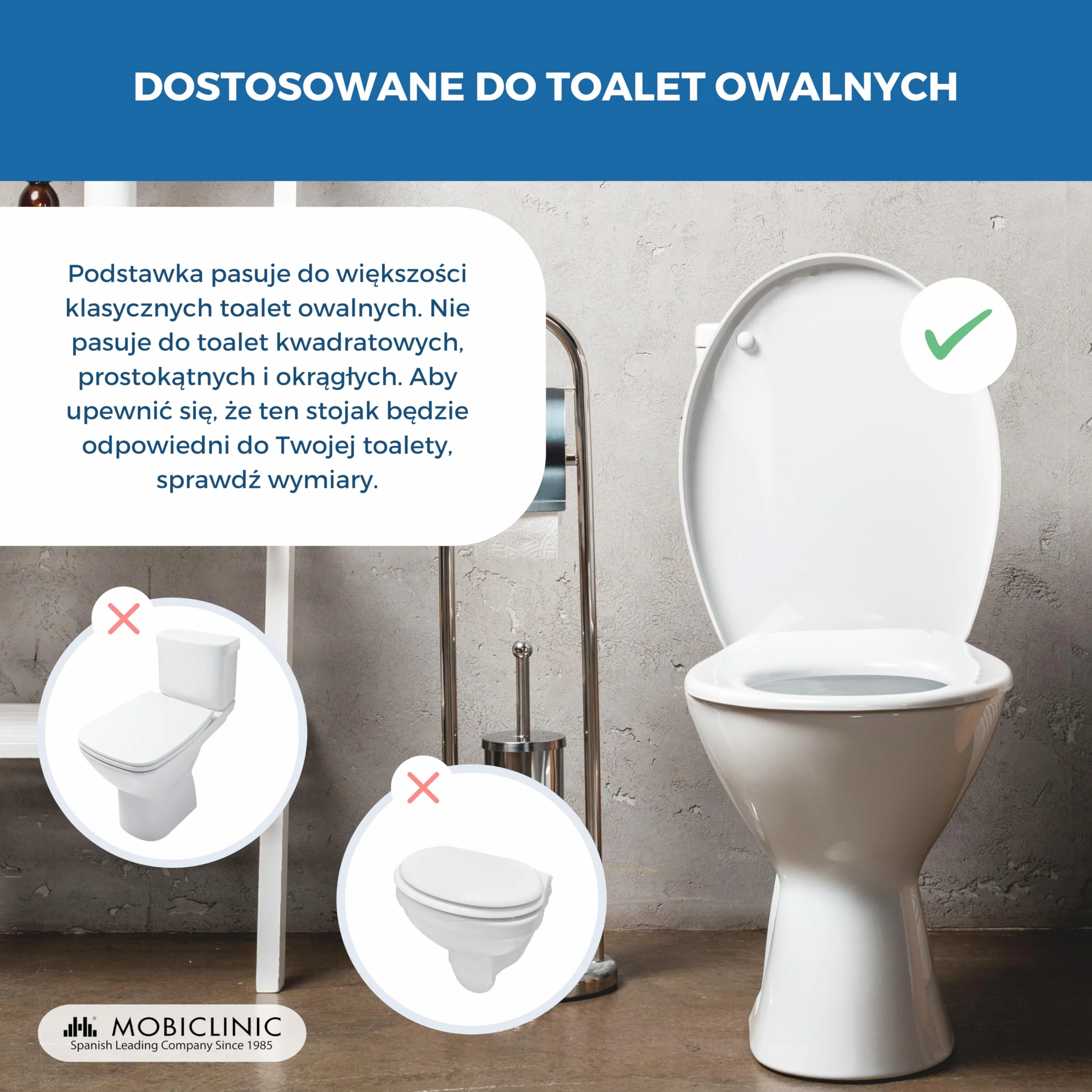 Mobiclinic, Podnośnik do toalety, Cibeles, Deska sedesowa, Hiszpańska marka, Wyściełane podłokietniki, Z uchwytami, Pomoce łazienkowe, Dla seniorów, Niepełnosprawnych, O ograniczonej sprawności ruchowej, Komfort, 10 cm